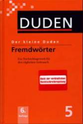 Der Kleine Duden 5 Fremdwörterbuch