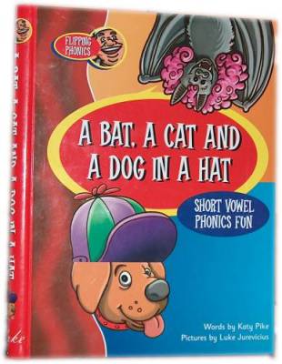 A bat a cat and a dog in a hat - Short vowel phonics fun