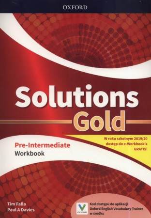 Solutions Gold Pre-Intermediate Zeszyt wicze Pack 2020